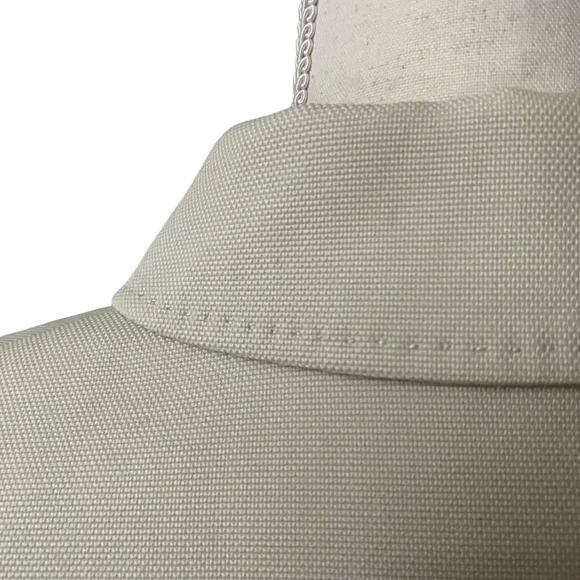 Elie Tahari Cream Belted Safari Blazer Jacket Size 6 XS Tailored Classic Chic - Picture 11 of 16